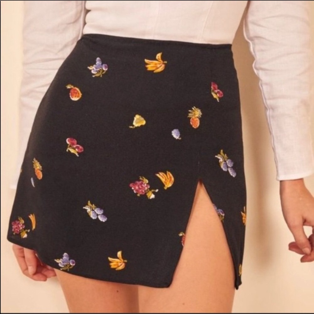 Reformation Fruit Salad Margot Skirt